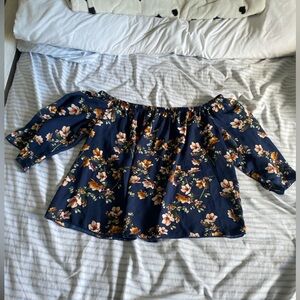 AMBIANCE | Floral Off-Shoulder Blouse